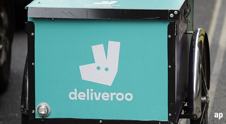Deliveroo bicycle box logo