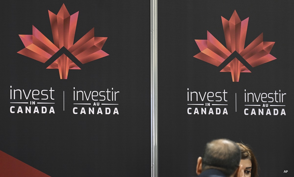 Invest in Canada trade fair sign