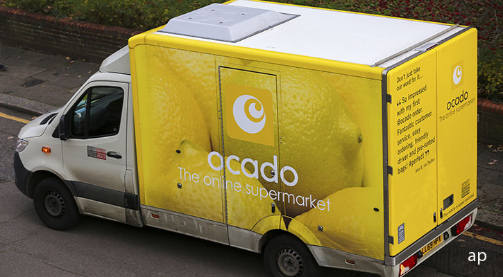 Ocado UK Main Vans