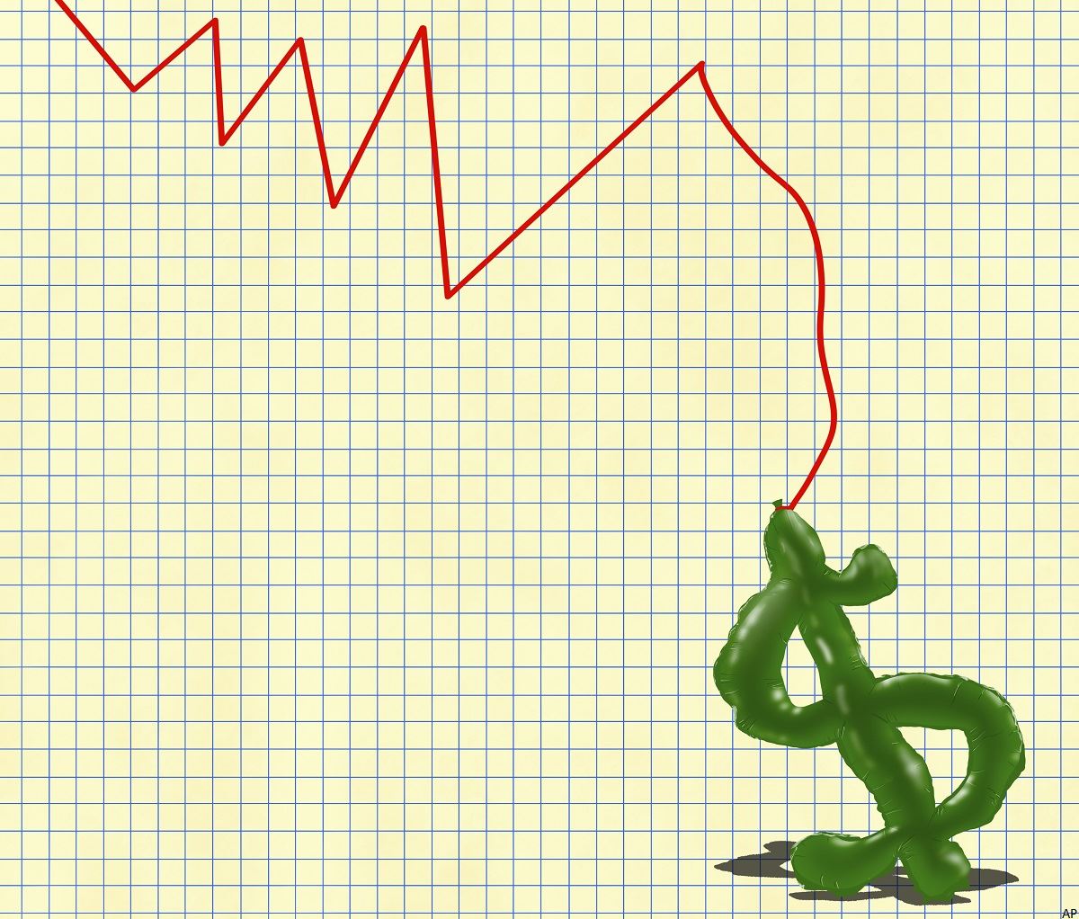 Recession illustration