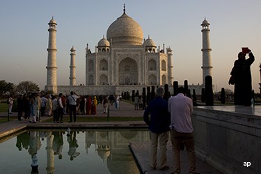 Taj Mahal India front page