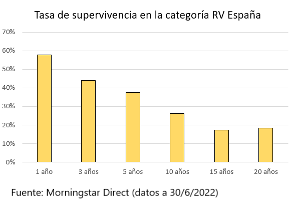 Survival Rate Spanish Equity Funds