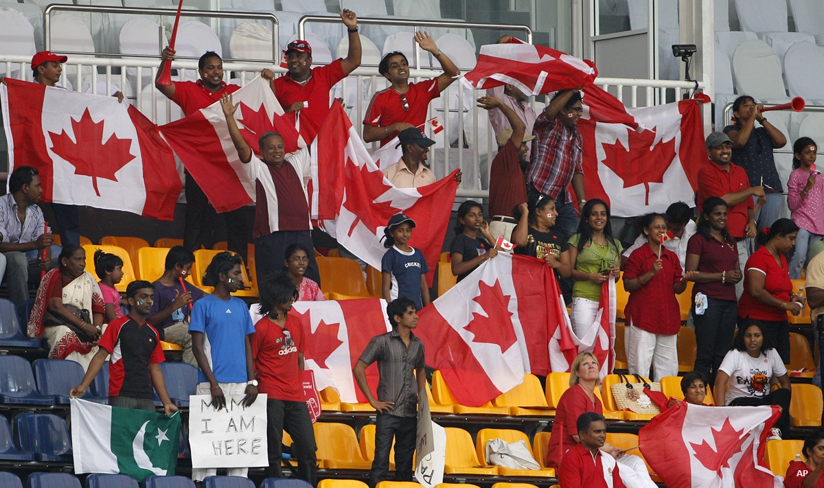 Team Canada cricket fans