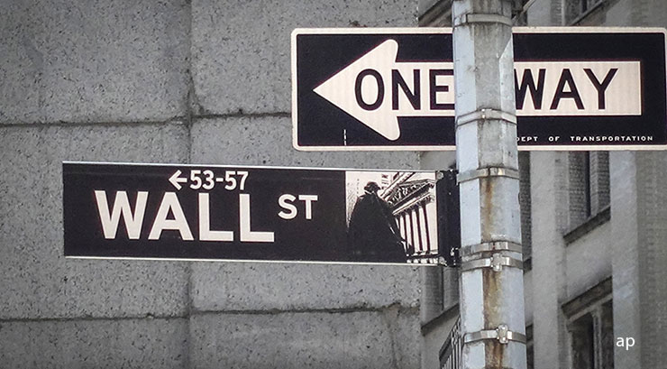 Wall Street sign