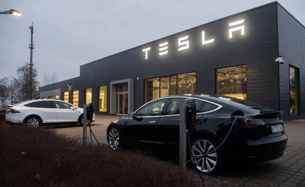 A Tesla dealership in Sweden